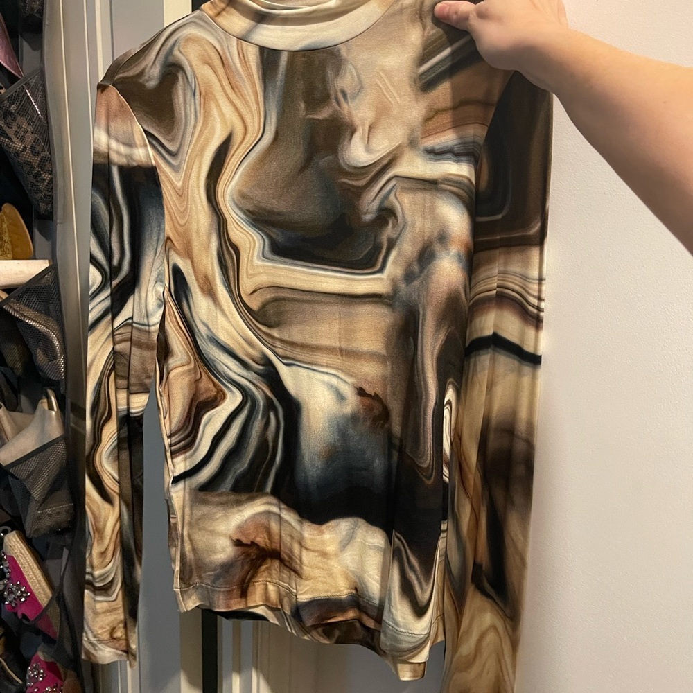 Mango mock neck